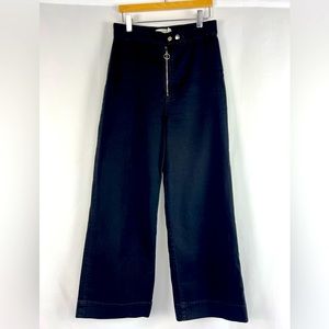 & Other Stories Wide Leg Jean, Black - size 6